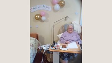 Leeds care home Resident turns 104